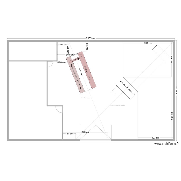 Plan implantation CT La Vérrie. Plan de 0 pièce et 0 m2
