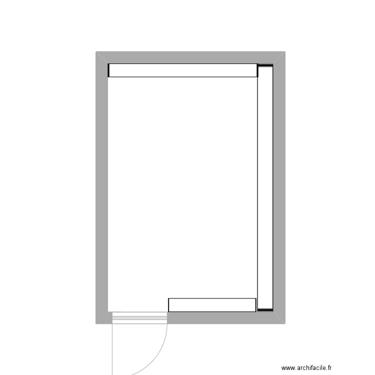 chambre froide. Plan de 0 pièce et 0 m2