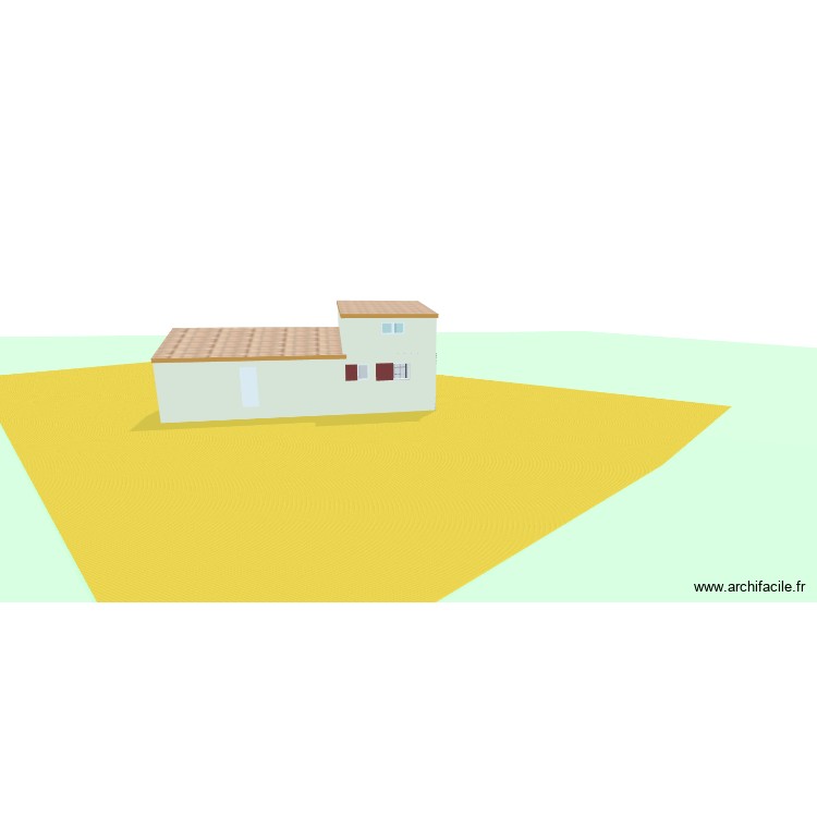 PROJET DIONS extension. Plan de 0 pièce et 0 m2