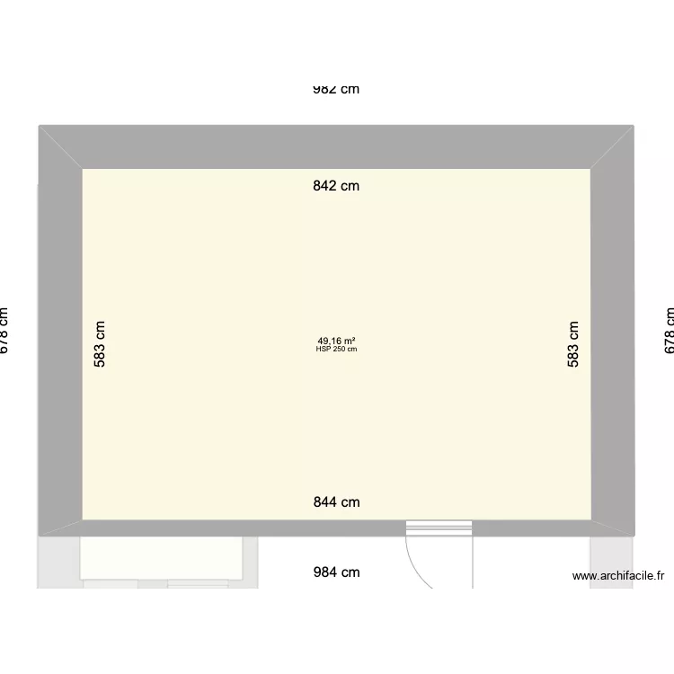 Hugo porche/etage1/Facade SUD ok. Plan de 