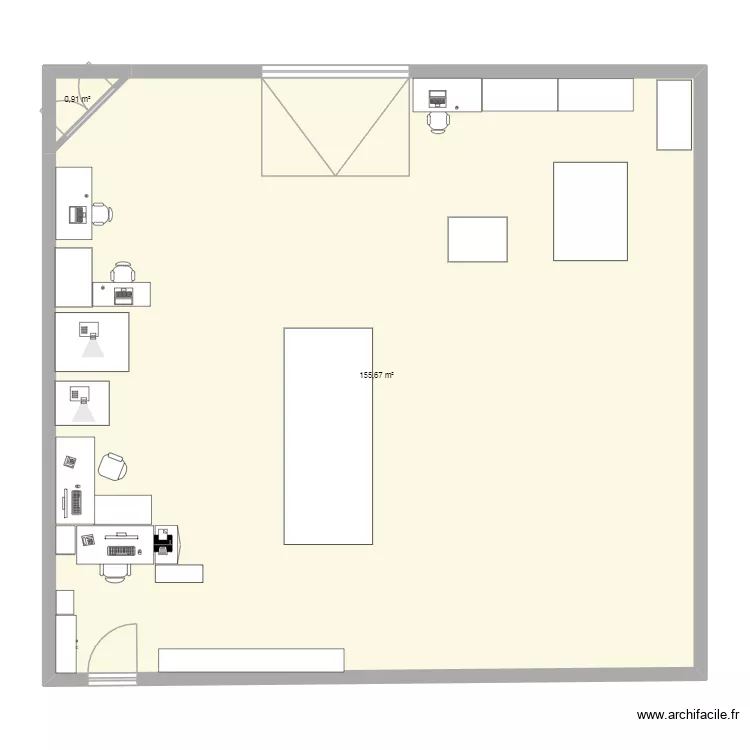 bureau v2. Plan de 2 et 157 m² bureau v2. Plan de 2 et 157 m²