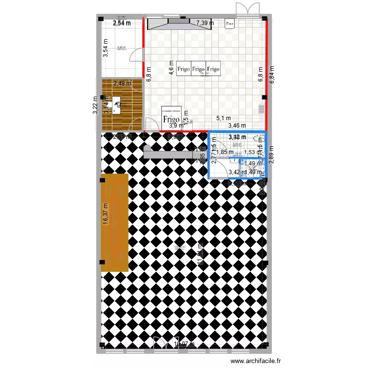 resto2. Plan de 8 et 205 m² resto2. Plan de 8 et 205 m²