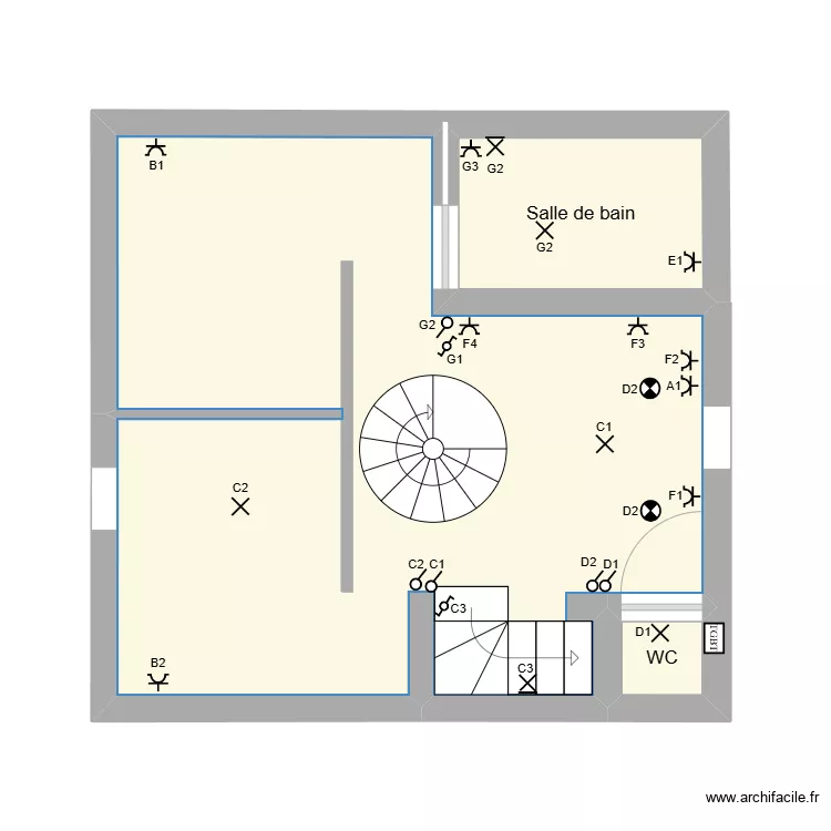 Appartement Uccle 3 . Plan de Appartement Uccle 3 . Plan de
