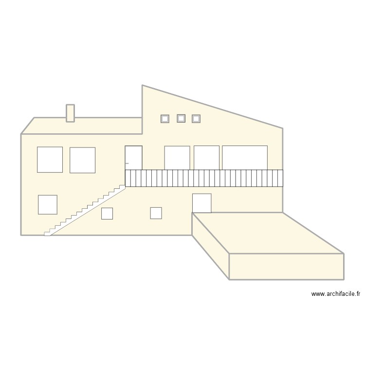 Leperlier Luçay - ite. Plan de 5 pièces et 86 m2