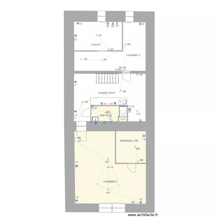 ETAGE 2. Plan de ETAGE 2. Plan de