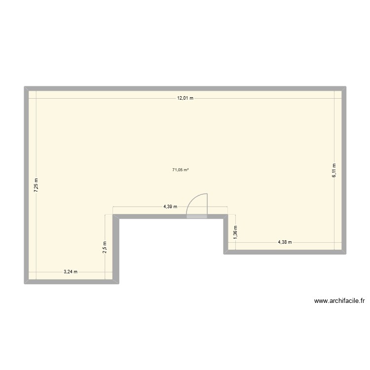 etage 1. Plan de 0 pièce et 0 m2