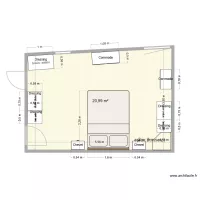 Plan  chambre 2