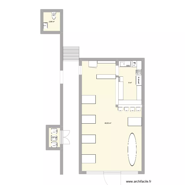 RDC H&eacute;done. Plan de 