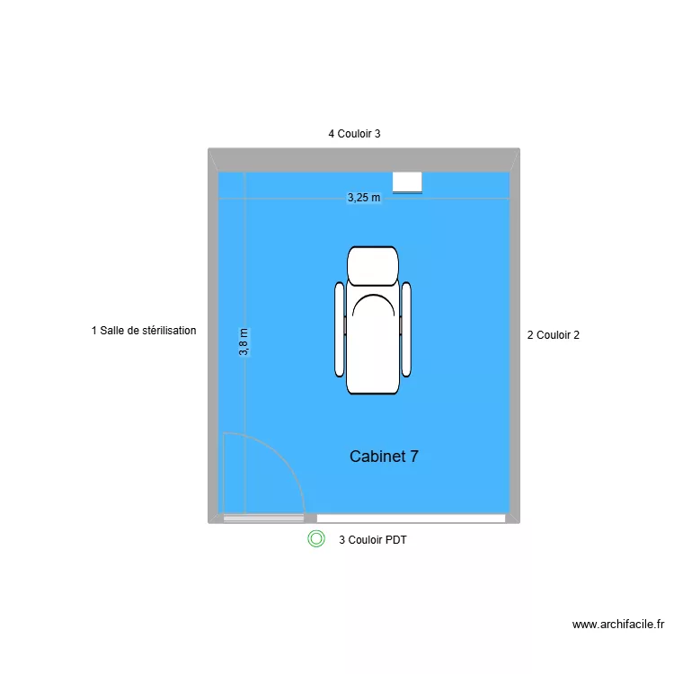 10516 Cabinet 7. Plan de 