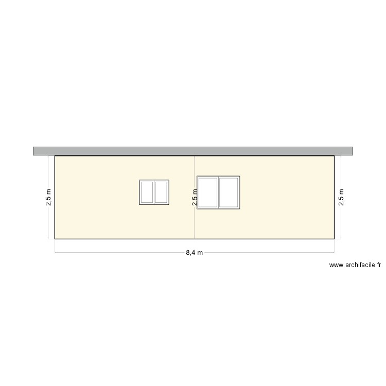 face route. Plan de 0 pièce et 0 m2
