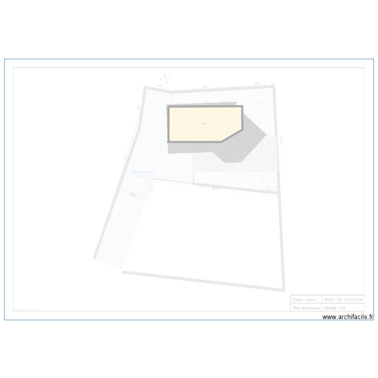 IMPLANTATION 01. Plan de 0 pièce et 0 m2