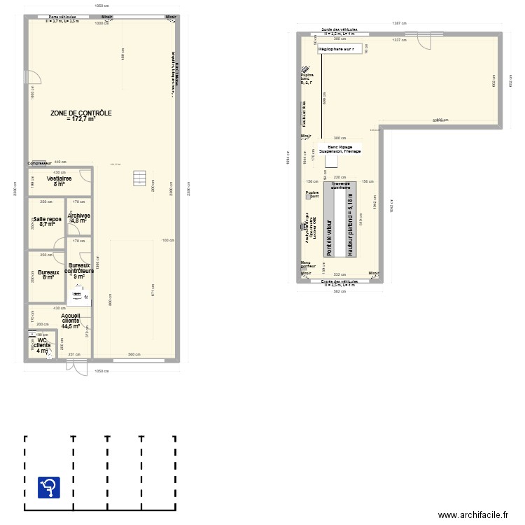 CCT VL RIGOLI 57420 VERNY. Plan de 9 pièces et 362 m2