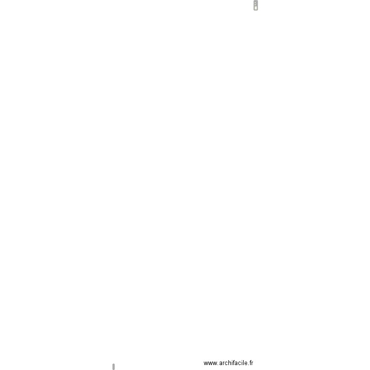 APPART PESSAC. Plan de 8 pièces et 78 m2