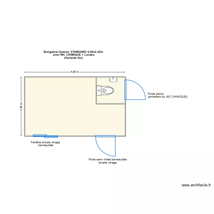 PROJET SPA ST ETIENNE. Plan de 2  et 10 m²