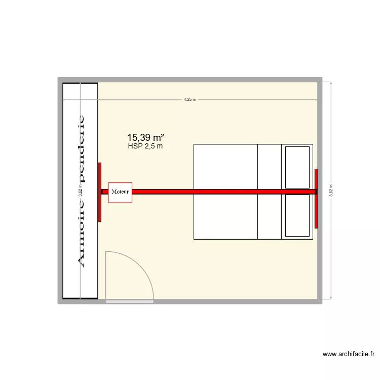 BIROT 33. Plan de 1  et 15 m²