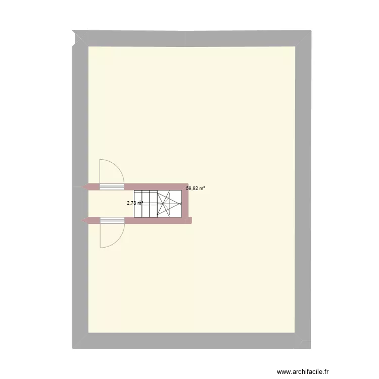Montagny projet 1. Plan de 