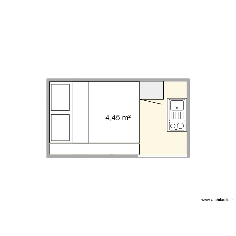 van aménagé. Plan de 0 pièce et 0 m2