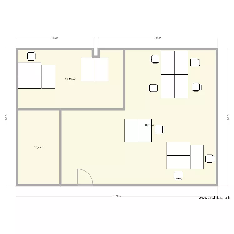 PP2. Plan de 3 et 91 m² PP2. Plan de 3 et 91 m²