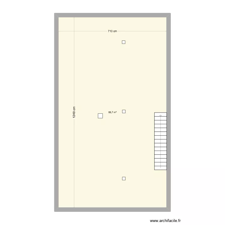 Cramans combles now. Plan de 