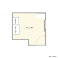 Plan petite pièce évolution