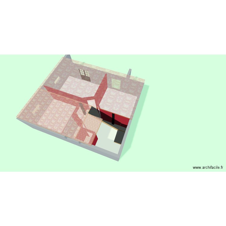 ighalden 3. Plan de 5 pièces et 75 m2