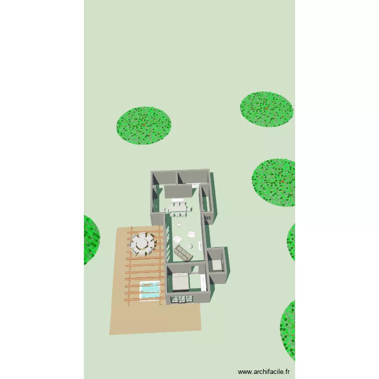 Garrigue. Plan de 1 et 5 m² Garrigue. Plan de 1 et 5 m²