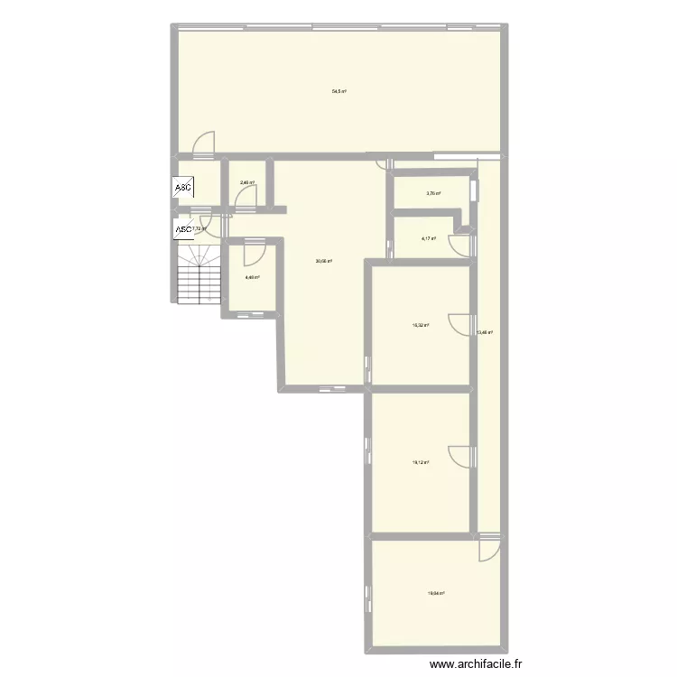 Assis Brasil. Plan de 11  et 176 m²