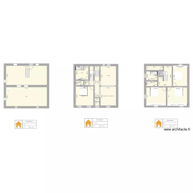 MAISON HAMBACH2 LALOU origine. Plan de 