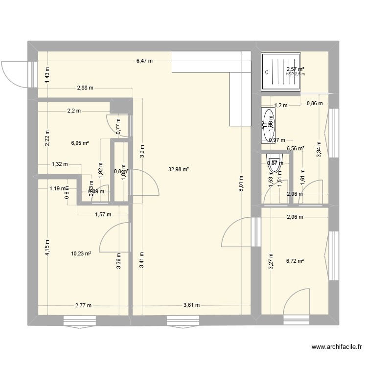 appartement RDC 7 RDV. Plan de 0 pièce et 0 m2