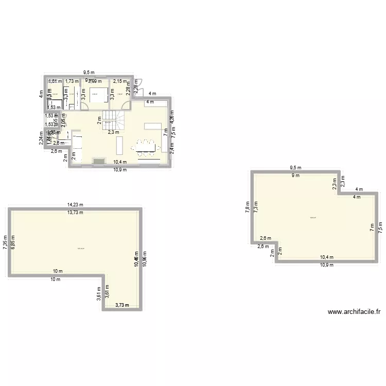 Viviers 2. Plan de 16 et 706 m² Viviers 2. Plan de 16 et 706 m²