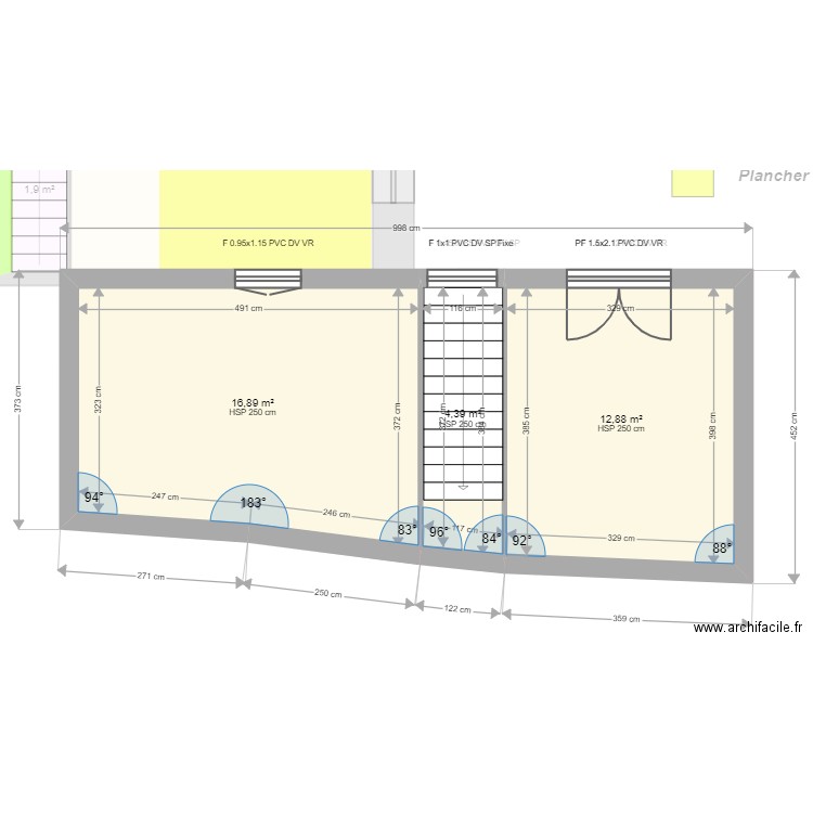 ML23026494 . Plan de 16 pièces et 149 m2