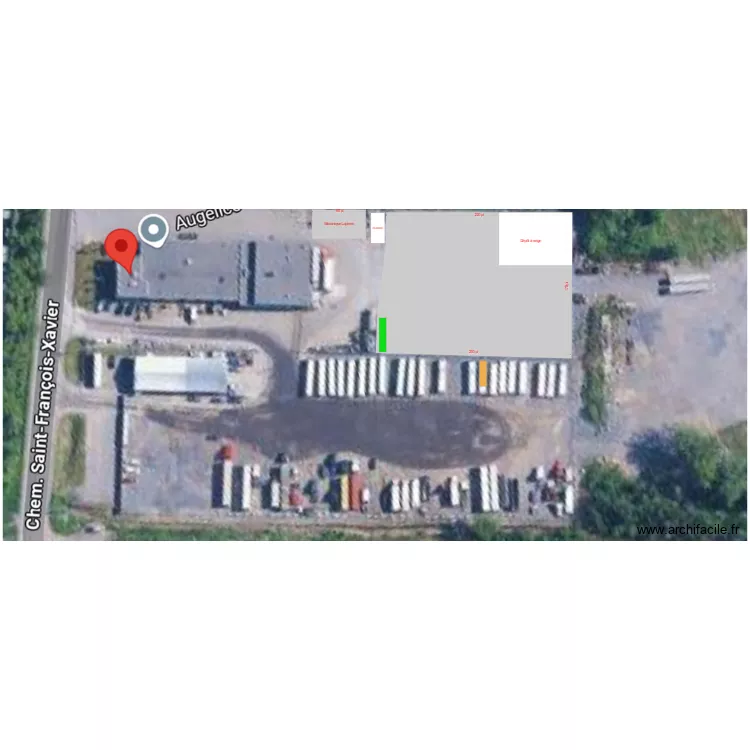 Site Delson. Plan de 