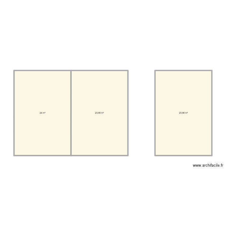 configuration chapiteaux 11 aout. Plan de 3 pièces et 72 m2