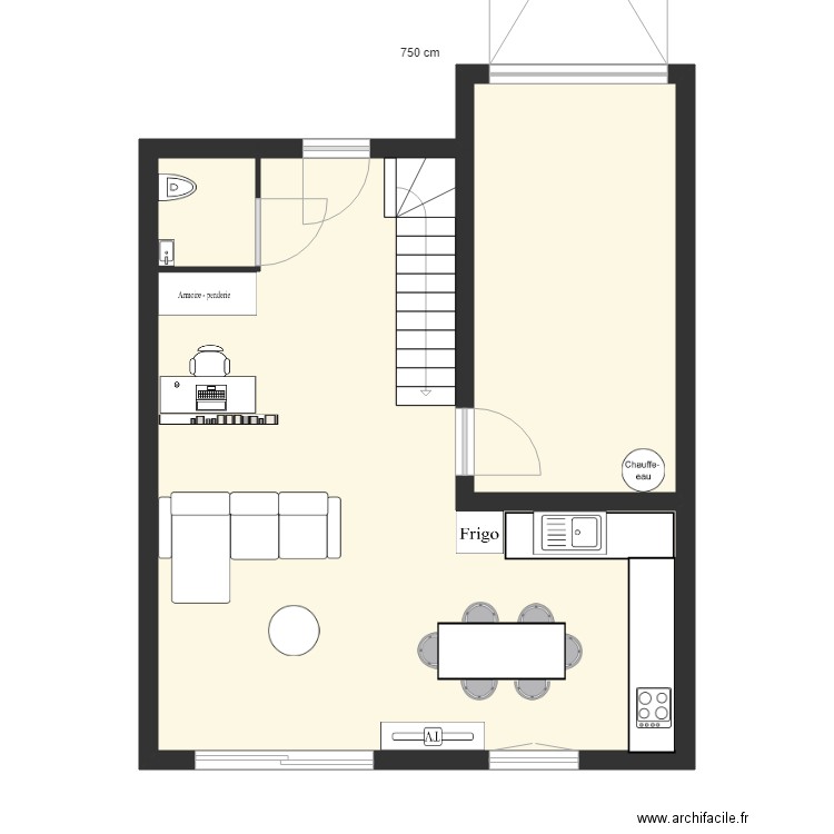 plan modificatif servian lot 10 rdc. Plan de 7 pièces et 102 m2