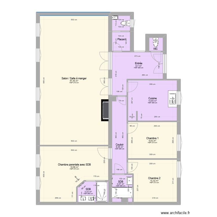 16 Ecoles Projet 090424. Plan de 12 pièces et 120 m2