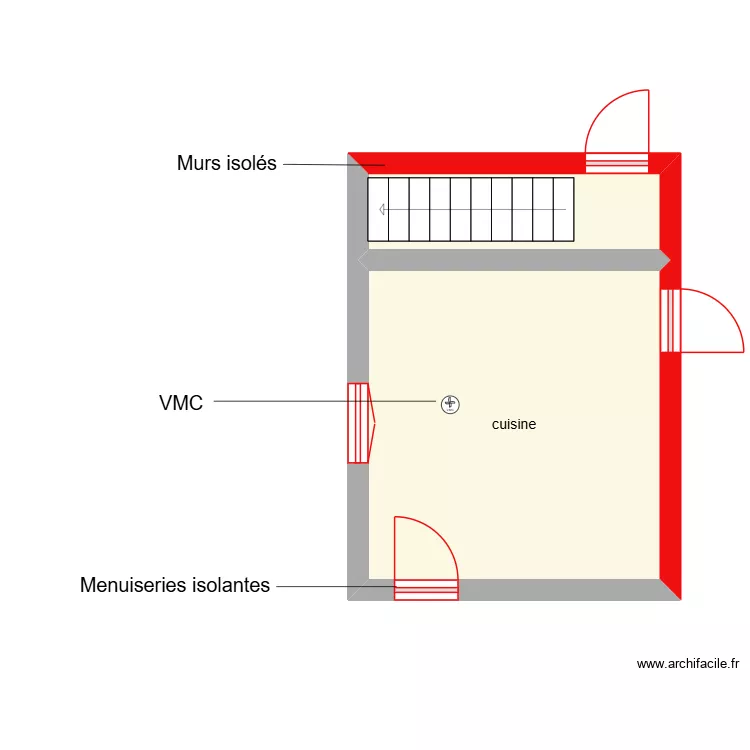 ANCA RDJ état étape 3. Plan de 2 et 18 m² ANCA RDJ état étape 3. Plan de 2 et 18 m²