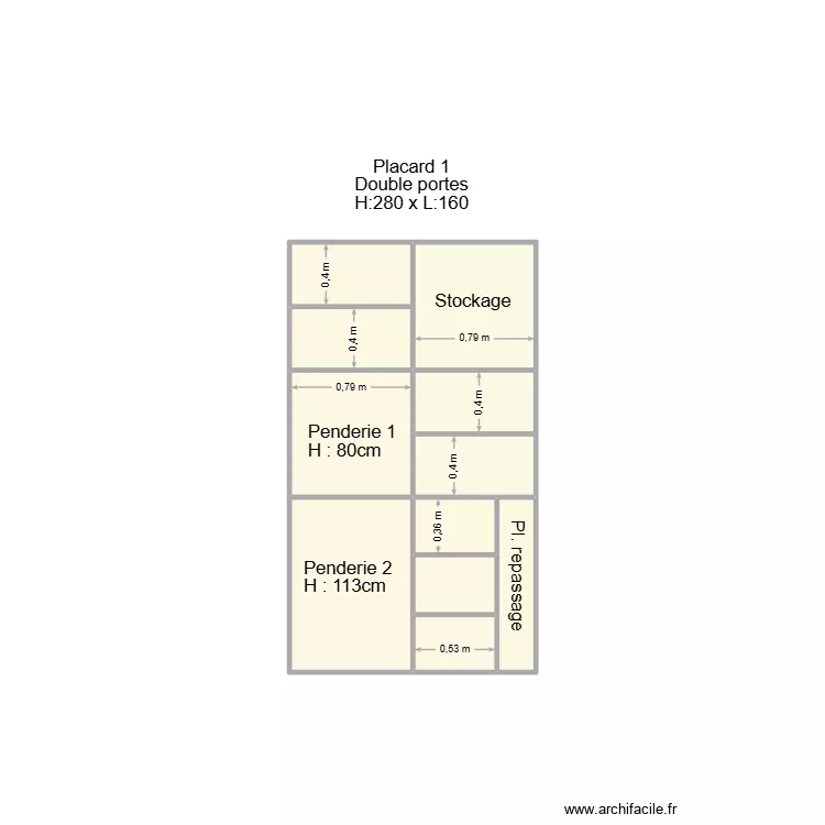 Auber - Placard 1. Plan de 