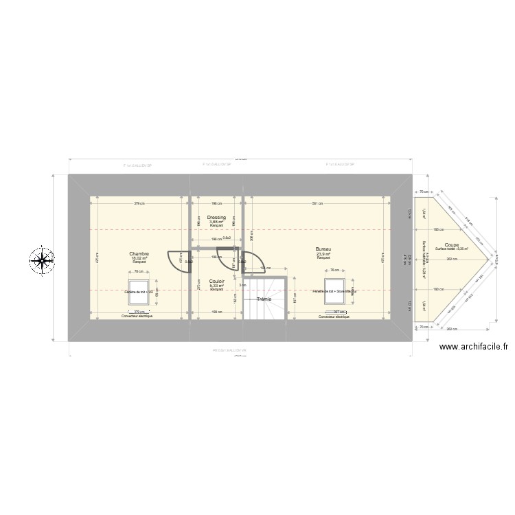 ML25004420. Plan de 24 pièces et 245 m2