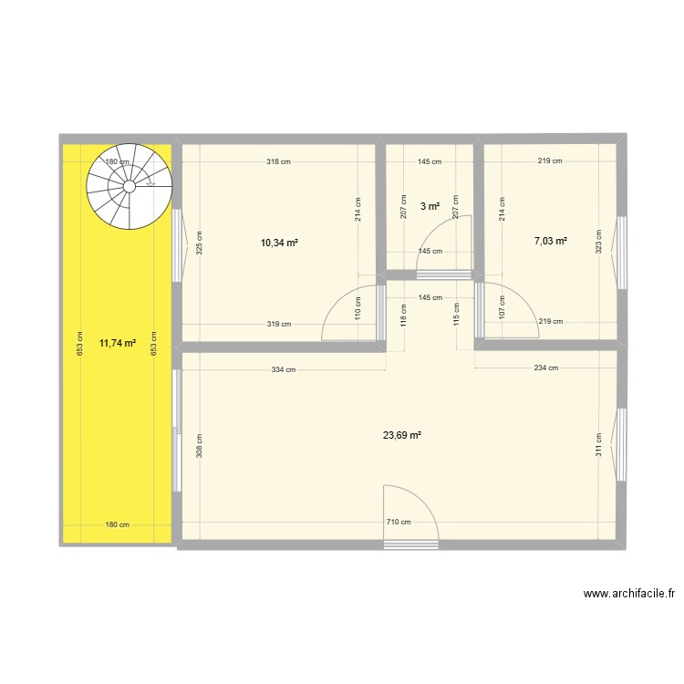 plan 2. Plan de 0 pièce et 0 m2