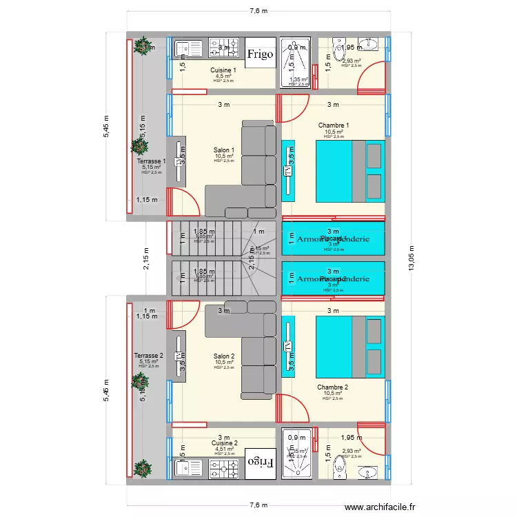 studios 2. Plan de 17 et 82 m² studios 2. Plan de 17 et 82 m²