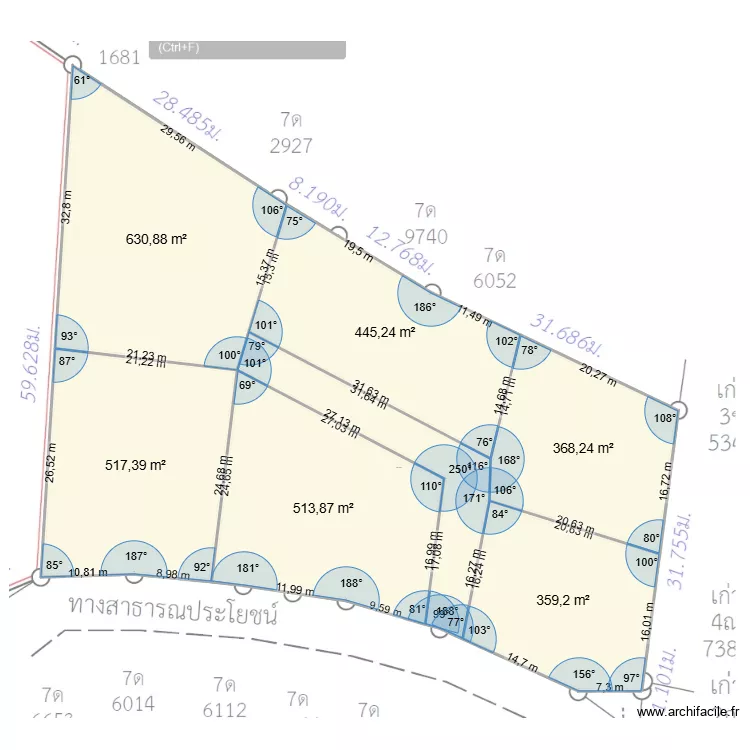 KRAMIAN 3 6. Plan de 7  et 3062 m²
