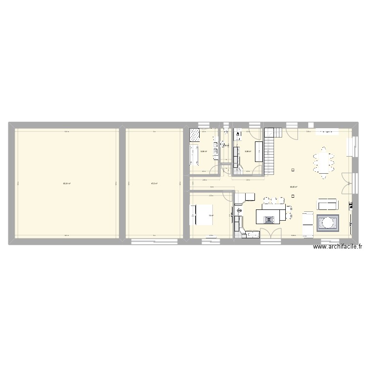 VESVRES 1. Plan de 7 pièces et 262 m2