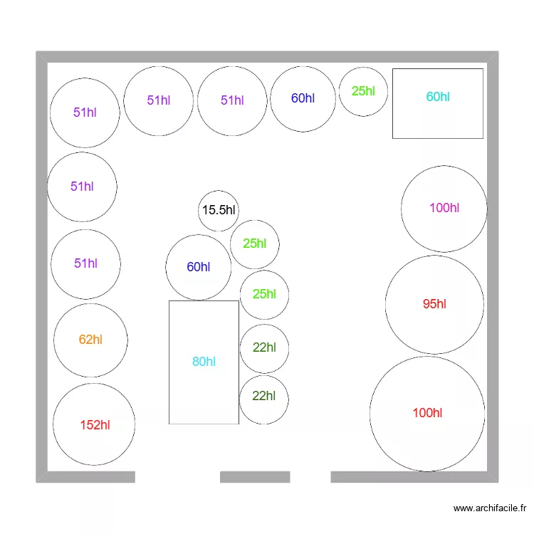 Cuverie. Plan de Cuverie. Plan de