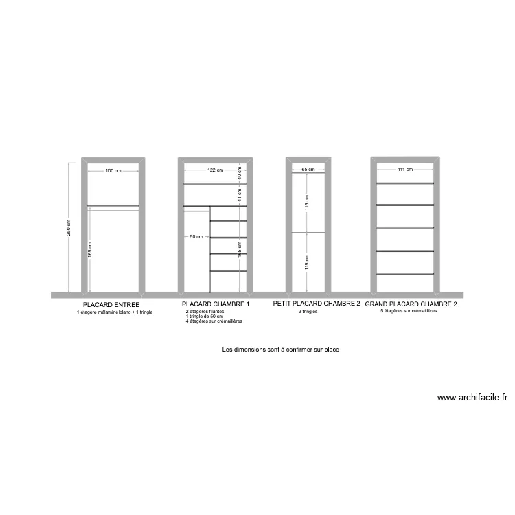CIRIBILLI RANGEMENTS. Plan de CIRIBILLI RANGEMENTS. Plan de