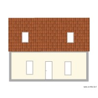 Plan de facade NORD existant