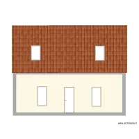 Plan de facade NORD existant