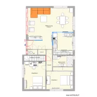 Maison du Tr&eacute;port - Projet R&eacute;nov. Plain-Pied -cuisine 4