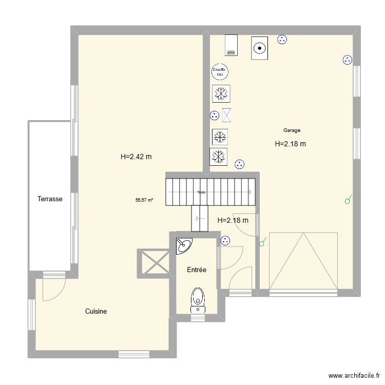 NADIIA Hohwarth. Plan de 4 pièces et 95 m2