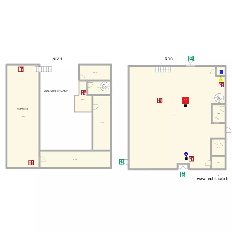 NAUTI PLAISANCE MAGASIN. Plan de 