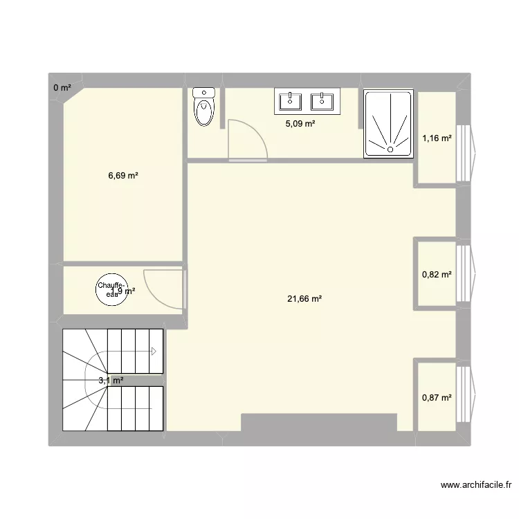 Felix Etage 2 Plomberie. Plan de 